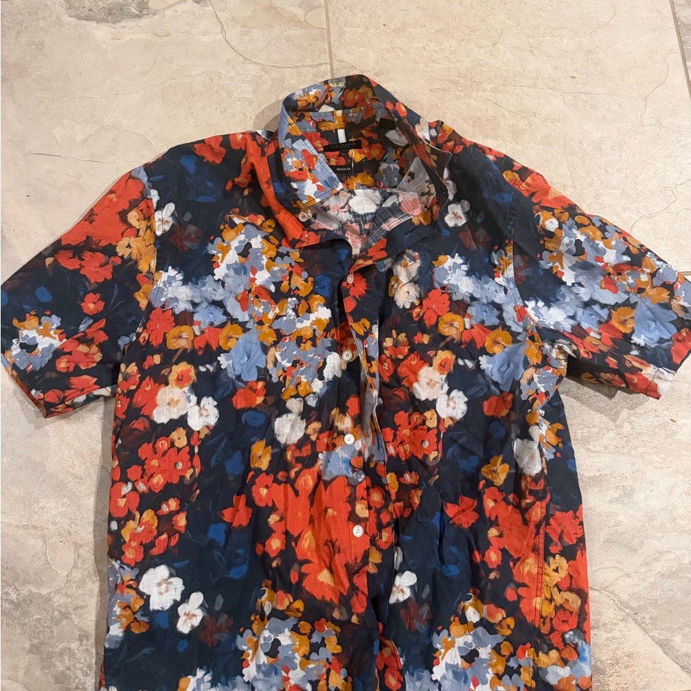 Ted Baker Multicolor Floral Casual Shirt